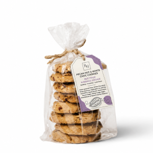 Pecan Nut & White Chocolate Cookies