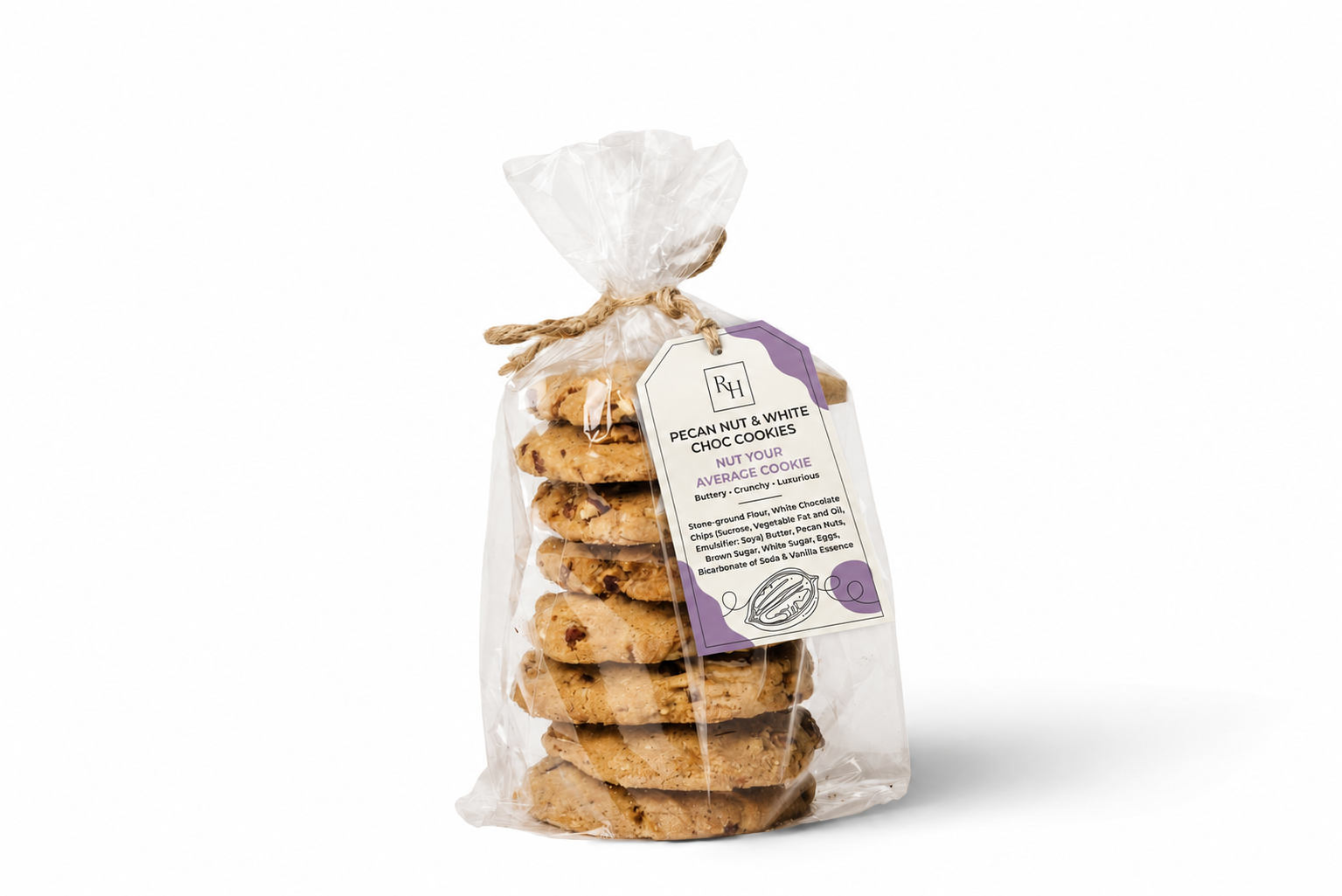 Pecan Nut & White Chocolate Cookies - Image 2